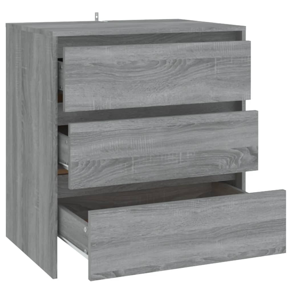 Sideboard Grey Sonoma 70x41x75 cm Engineered Wood