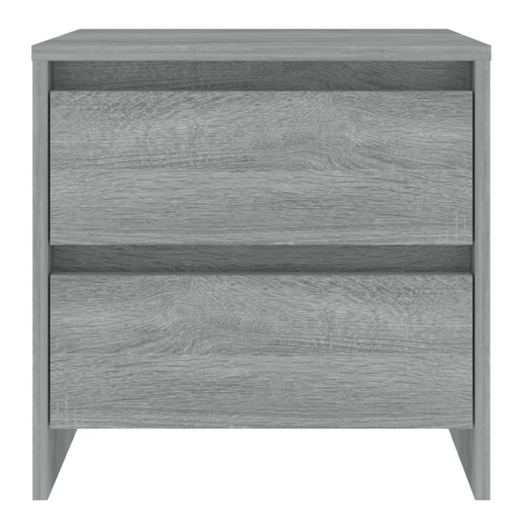 Bedside Cabinets 2 pcs Grey Sonoma 45x34.5x44.5 cm Engineered Wood