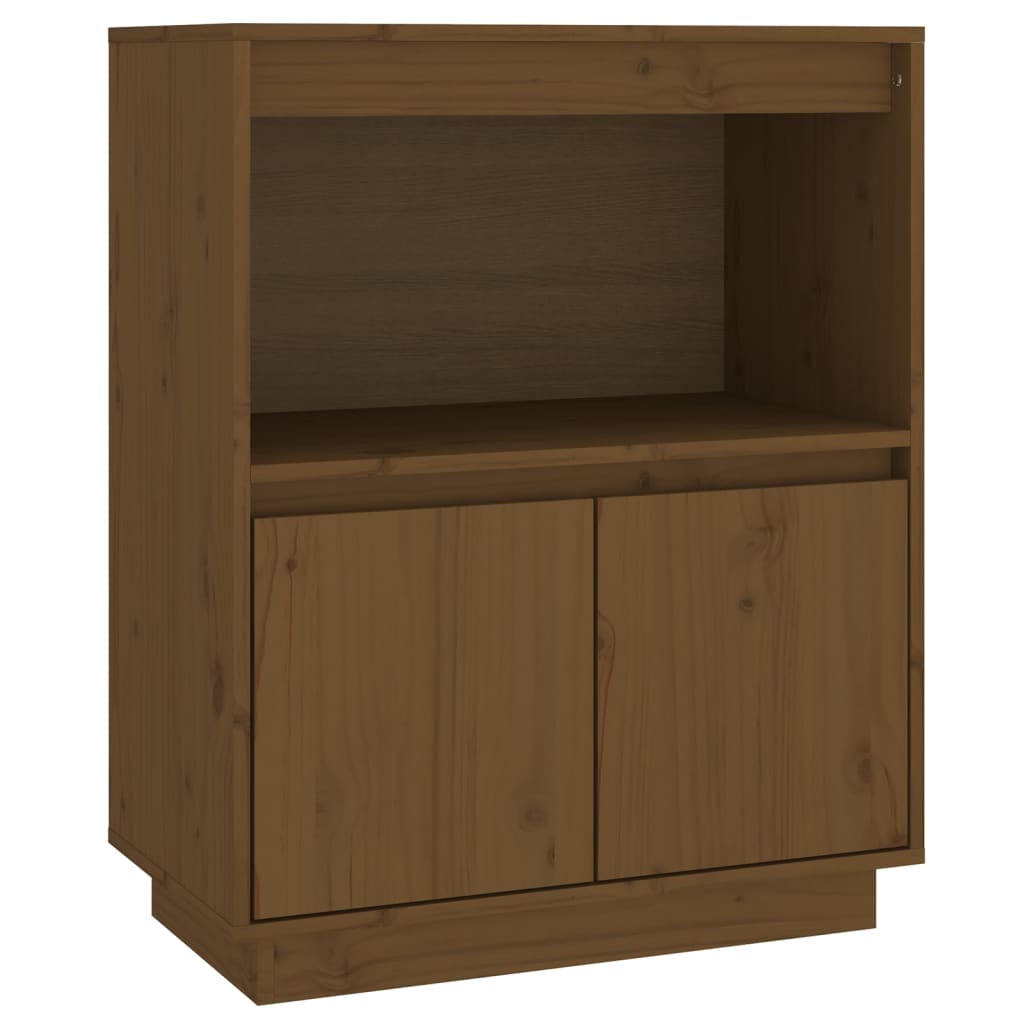 Sideboard Honey Brown 60x34x75 cm Solid Wood Pine