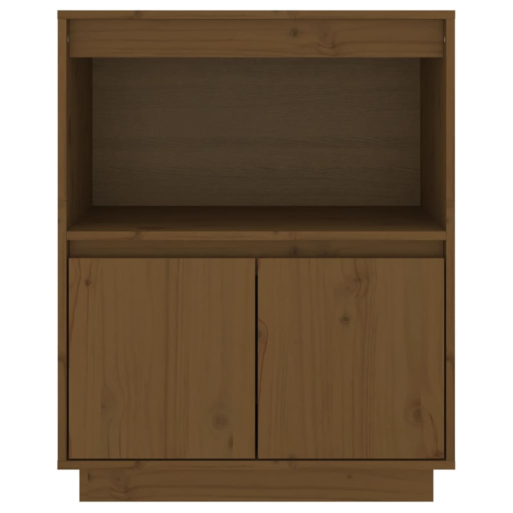 Sideboard Honey Brown 60x34x75 cm Solid Wood Pine
