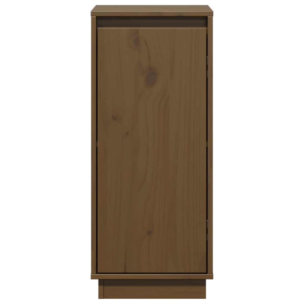 Sideboards 2 pcs Honey Brown 31.5x34x75 cm Solid Wood Pine
