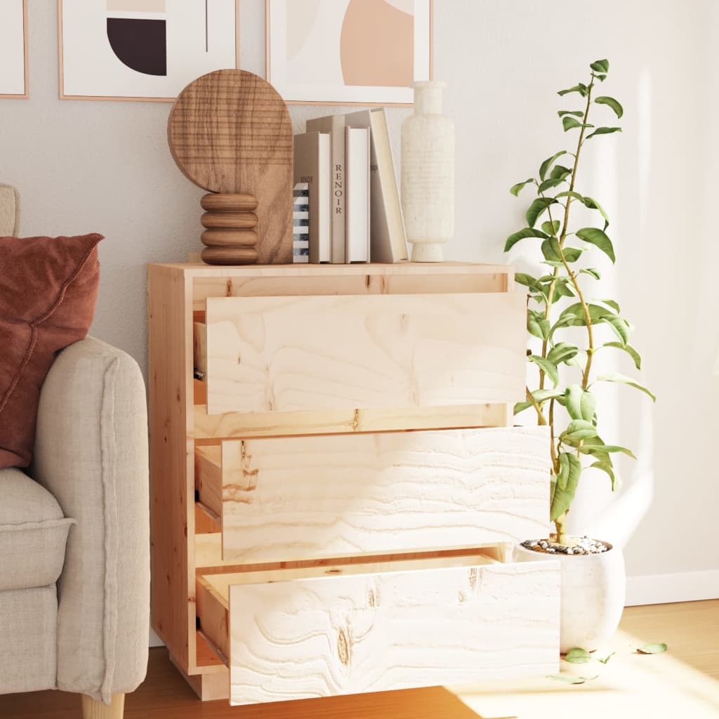 Sideboard 60x34x75 cm Solid Wood Pine