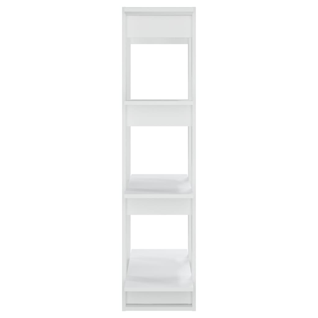 Book Cabinet/Room Divider White 80x30x123.5 cm