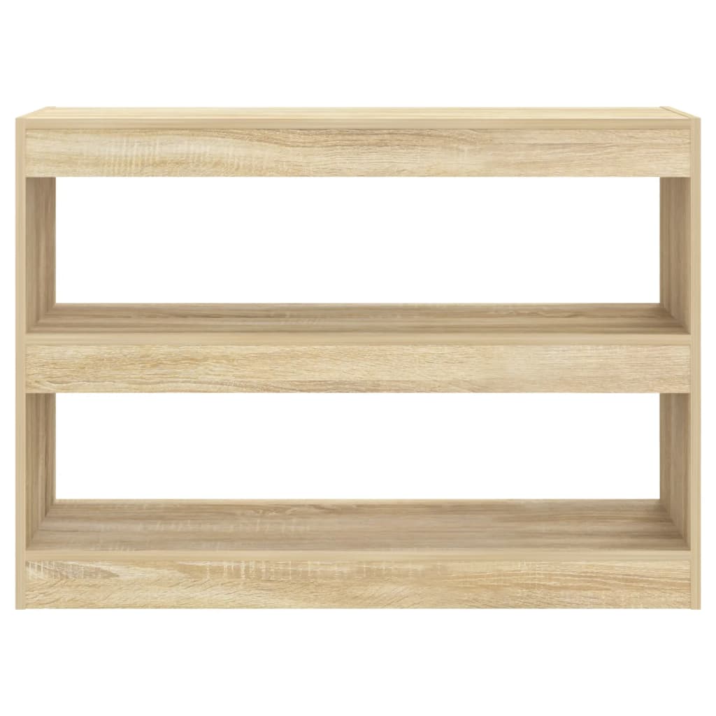 Book Cabinet/Room Divider Sonoma Oak 100x30x72 cm