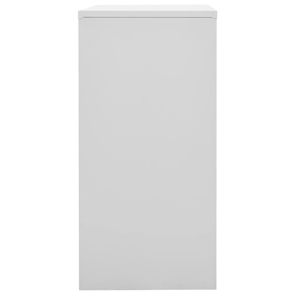 Locker Cabinets 5 pcs Light Grey and Green 90x45x92.5 cm Steel