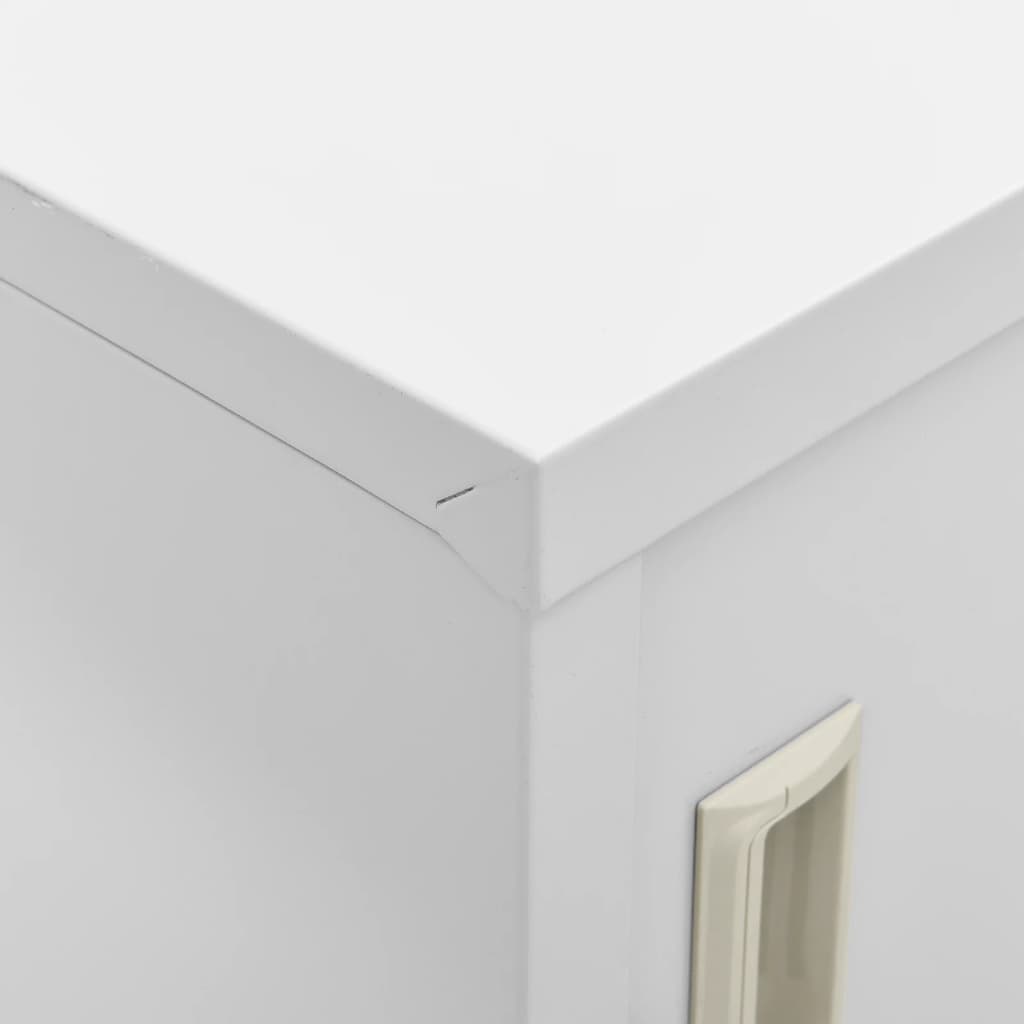 Locker Cabinets 5 pcs Light Grey 90x45x92.5 cm Steel