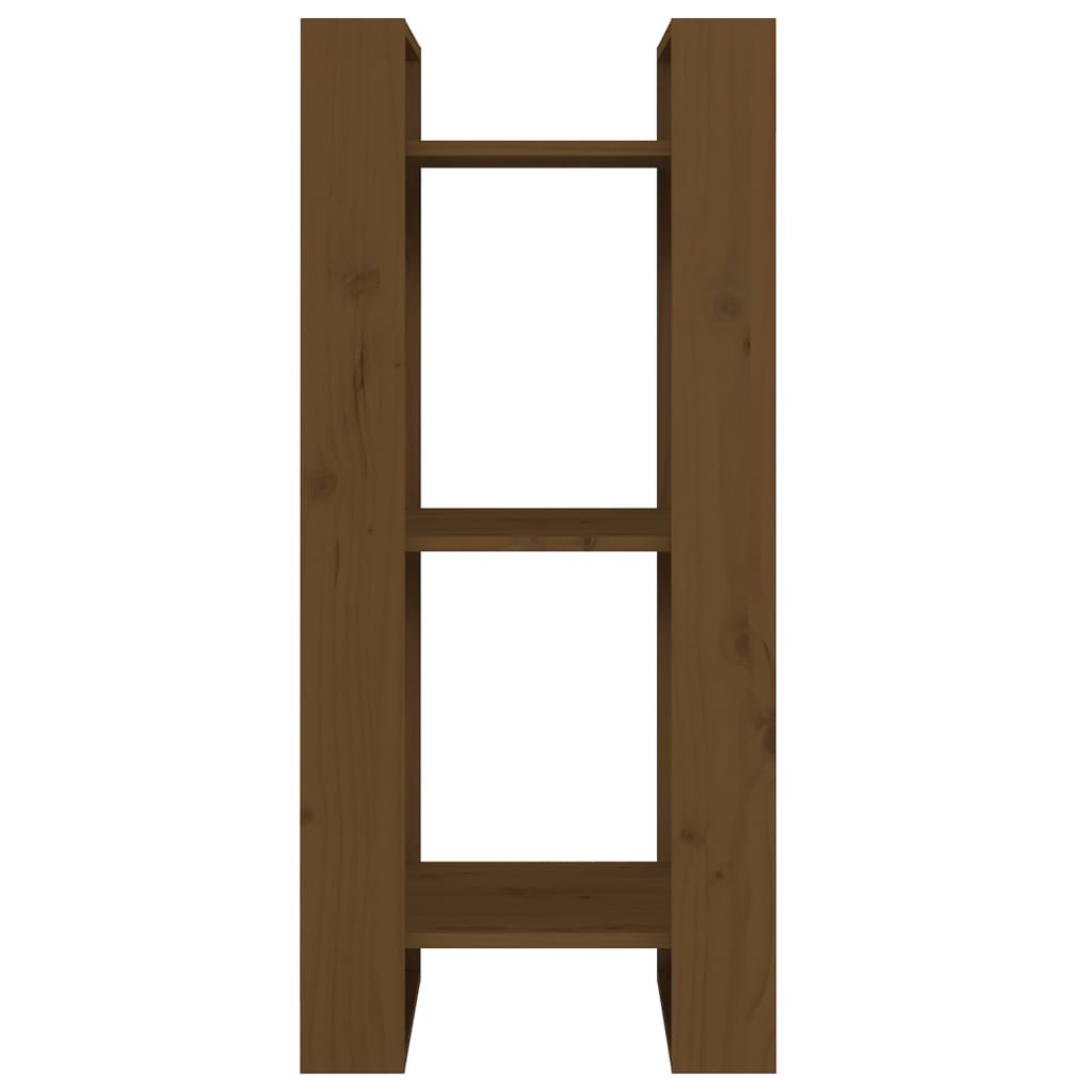 Book Cabinet/Room Divider Honey Brown 41x35x91 cm Solid Wood