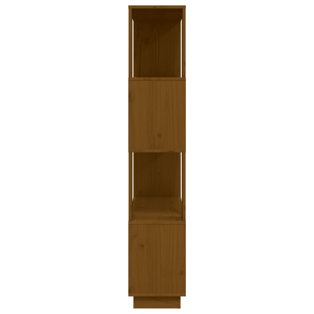 Book Cabinet/Room Divider Honey Brown 80x25x132 cm Solid Wood