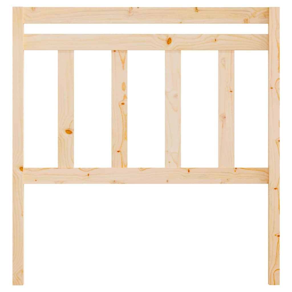 Bed Headboard 81x4x100 cm Solid Wood Pine