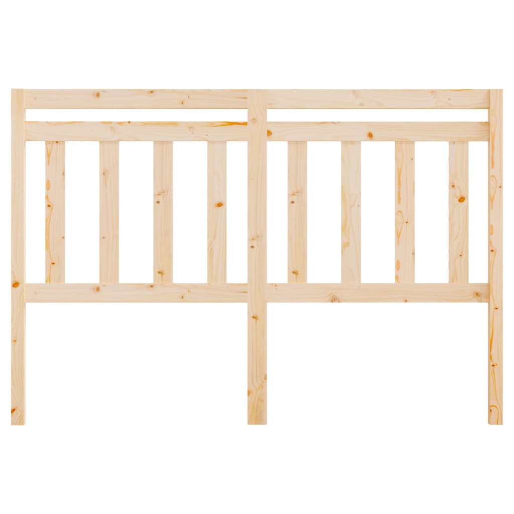 Bed Headboard 140x4x100 cm Solid Wood Pine