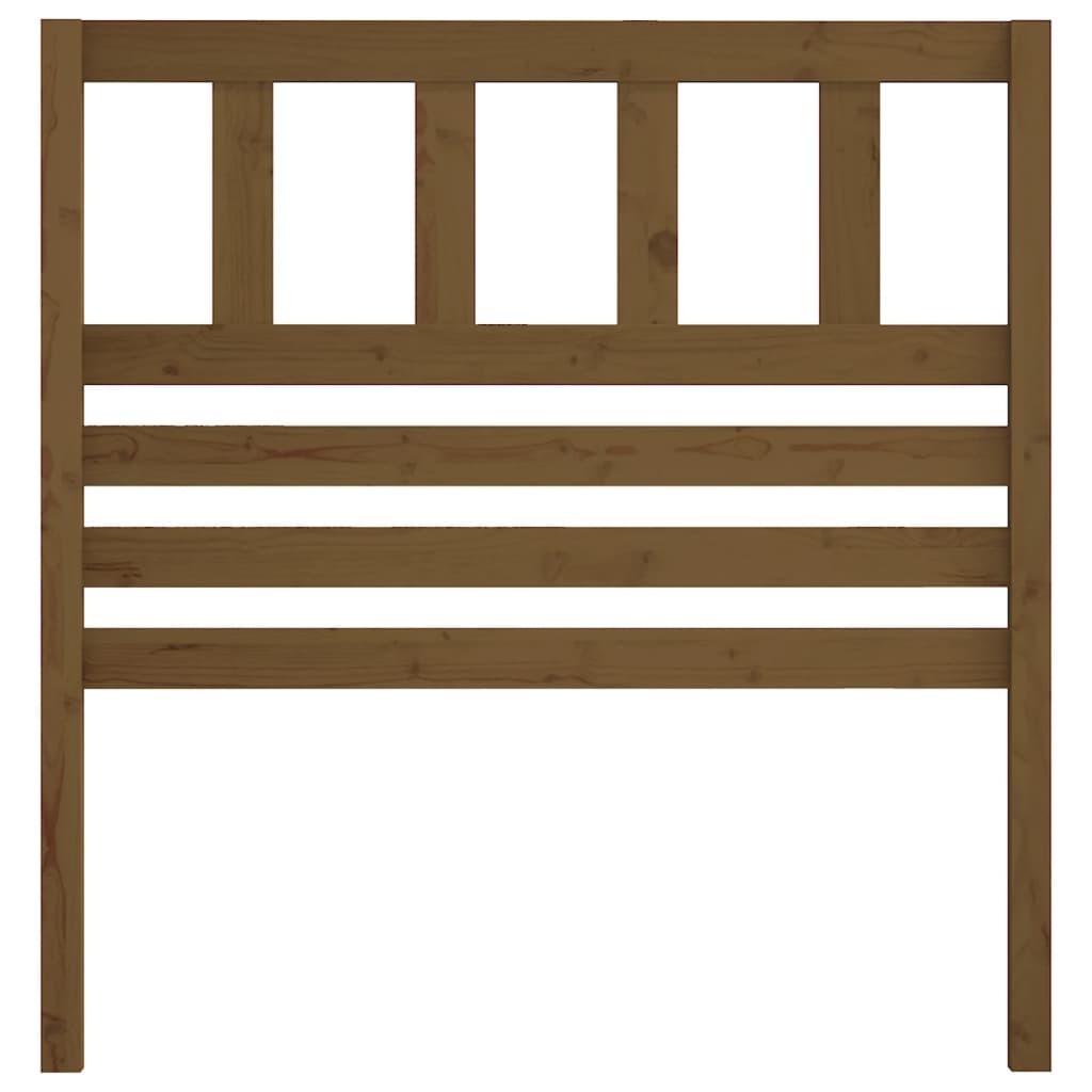 Bed Headboard Honey Brown 96x4x100 cm Solid Wood Pine