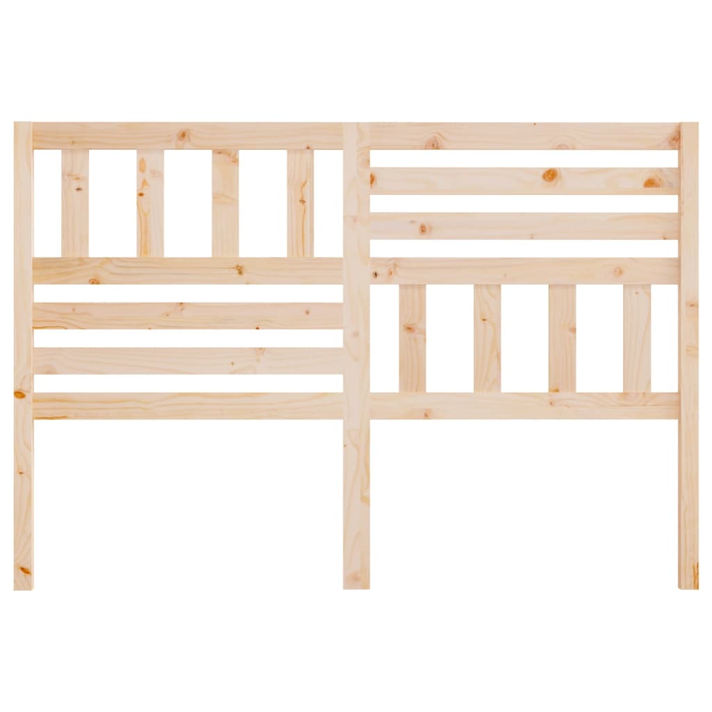 Bed Headboard 146x4x100 cm Solid Wood Pine