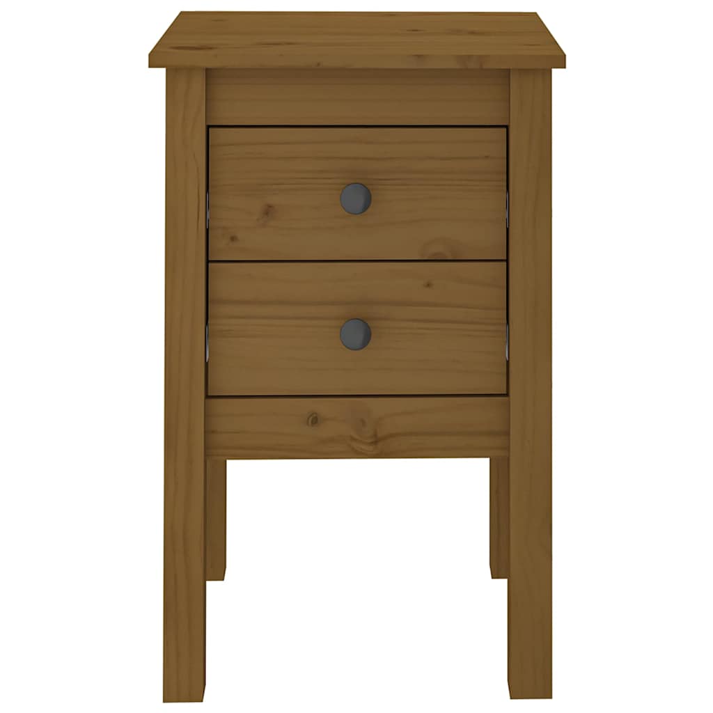 Bedside Cabinets 2 pcs Honey Brown 40x35x61.5cm Solid Wood Pine