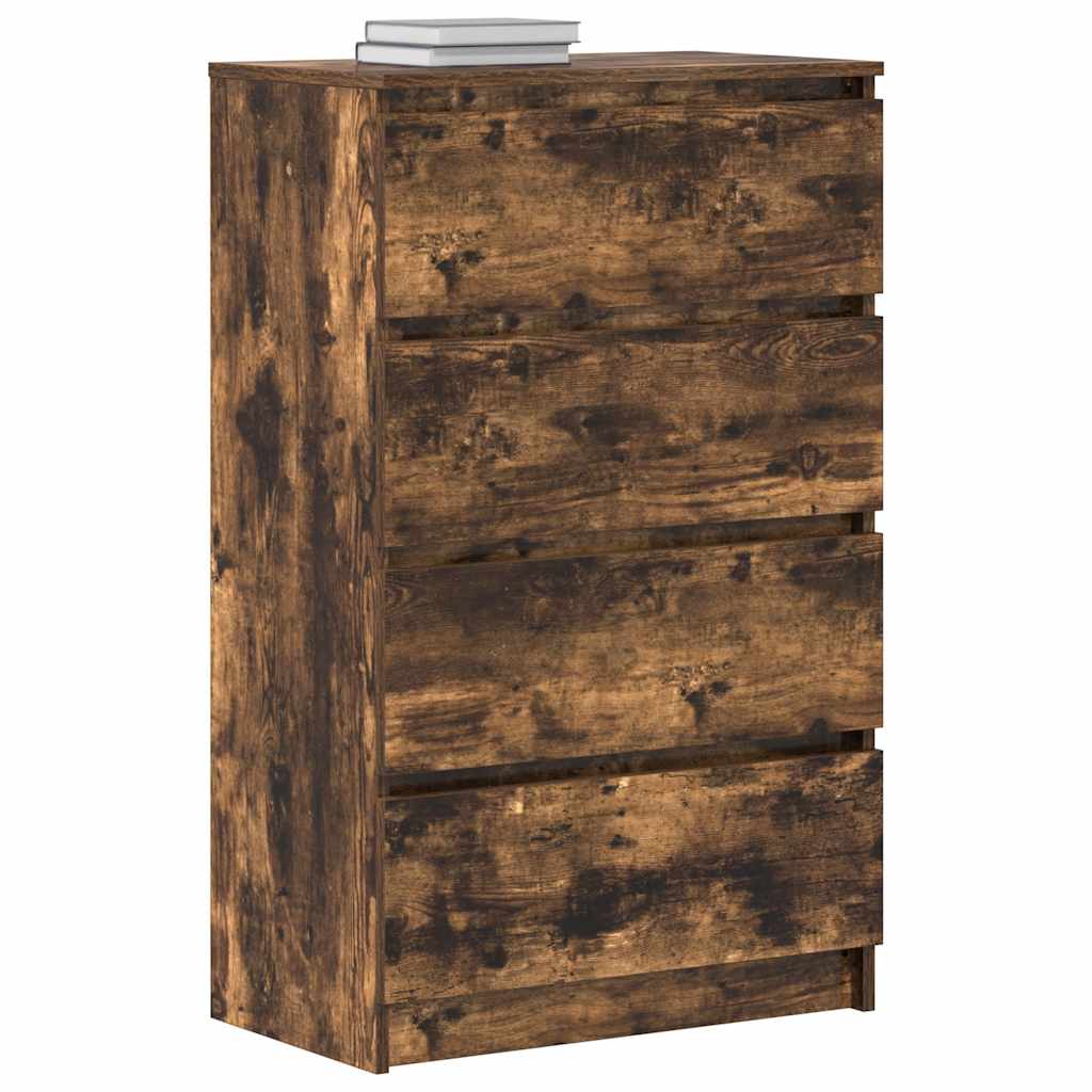 Sideboard Smoked Oak 60x35x98.5 cm Engineered Wood