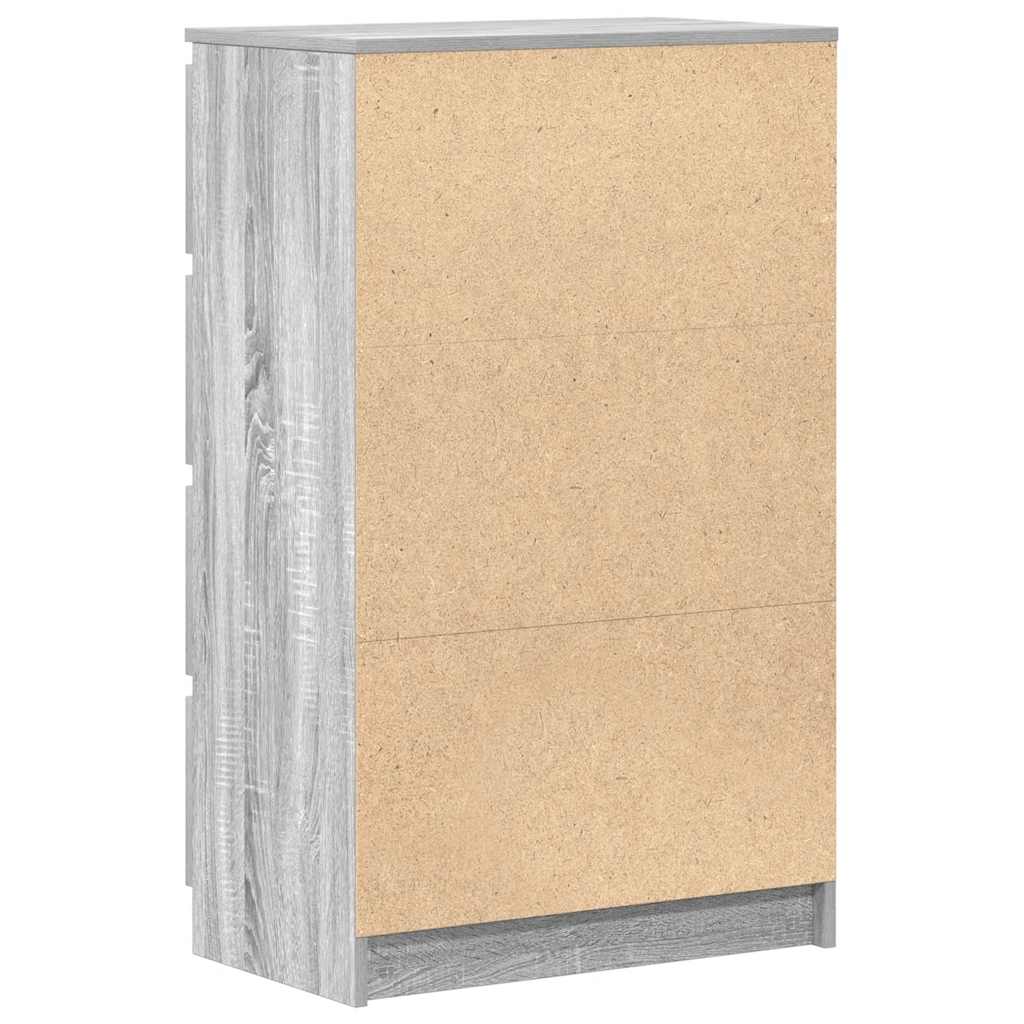 Sideboard Grey Sonoma 60x35x98.5 cm Engineered Wood