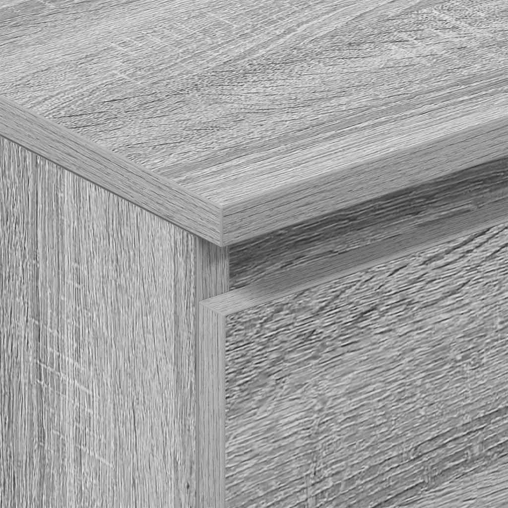 Sideboard Grey Sonoma 60x35x98.5 cm Engineered Wood
