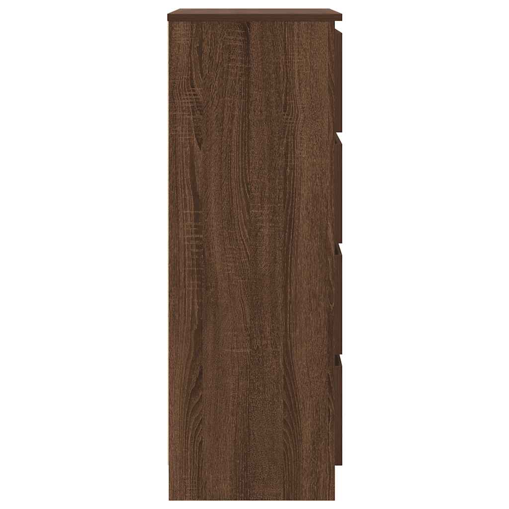 Sideboard Brown Oak 60x35x98.5 cm Engineered Wood