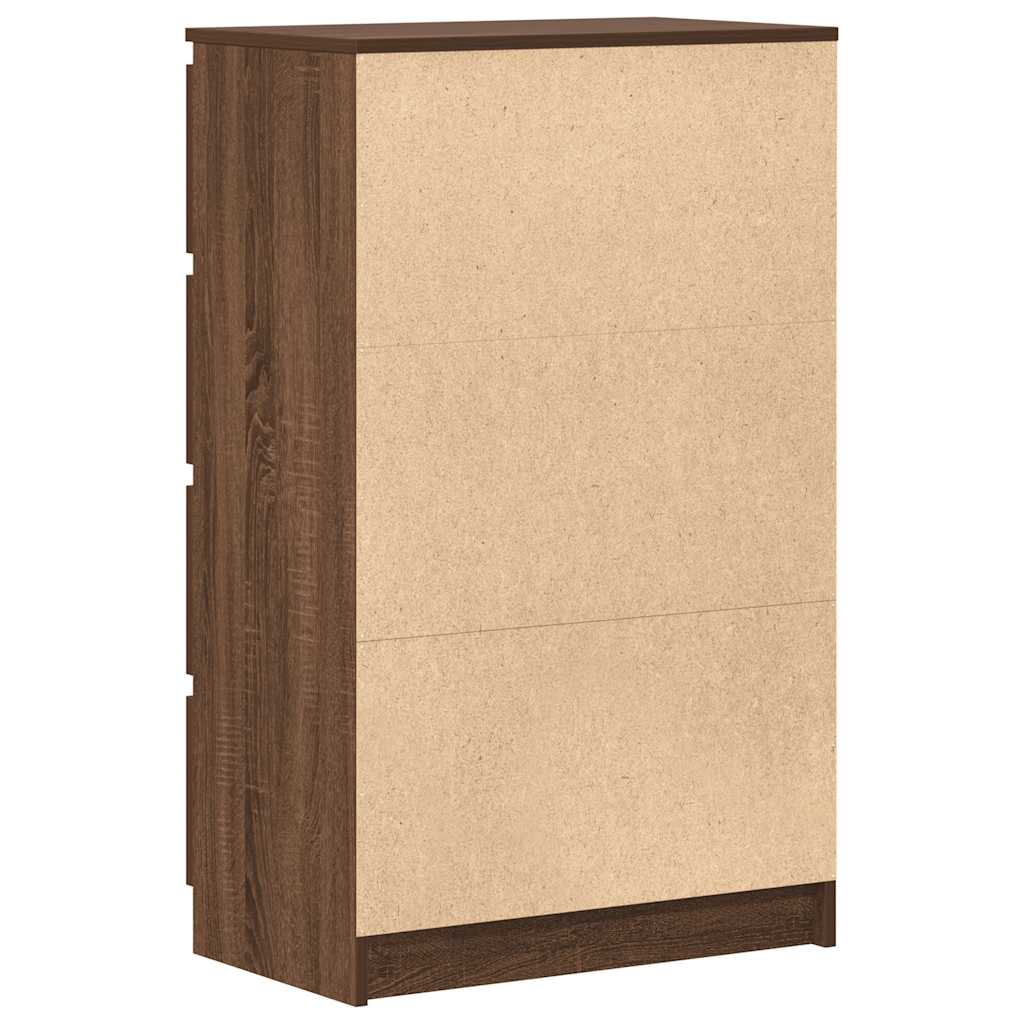 Sideboard Brown Oak 60x35x98.5 cm Engineered Wood