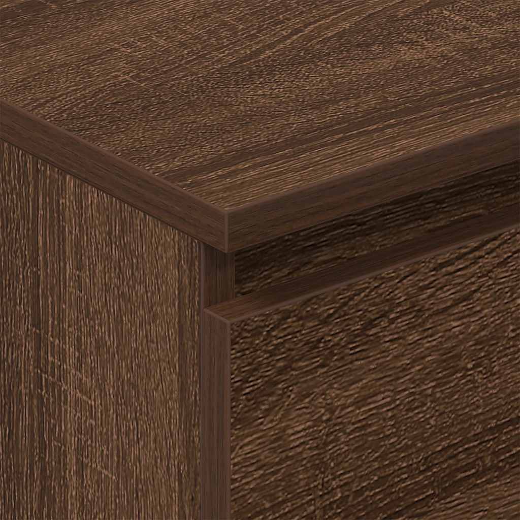 Sideboard Brown Oak 60x35x98.5 cm Engineered Wood