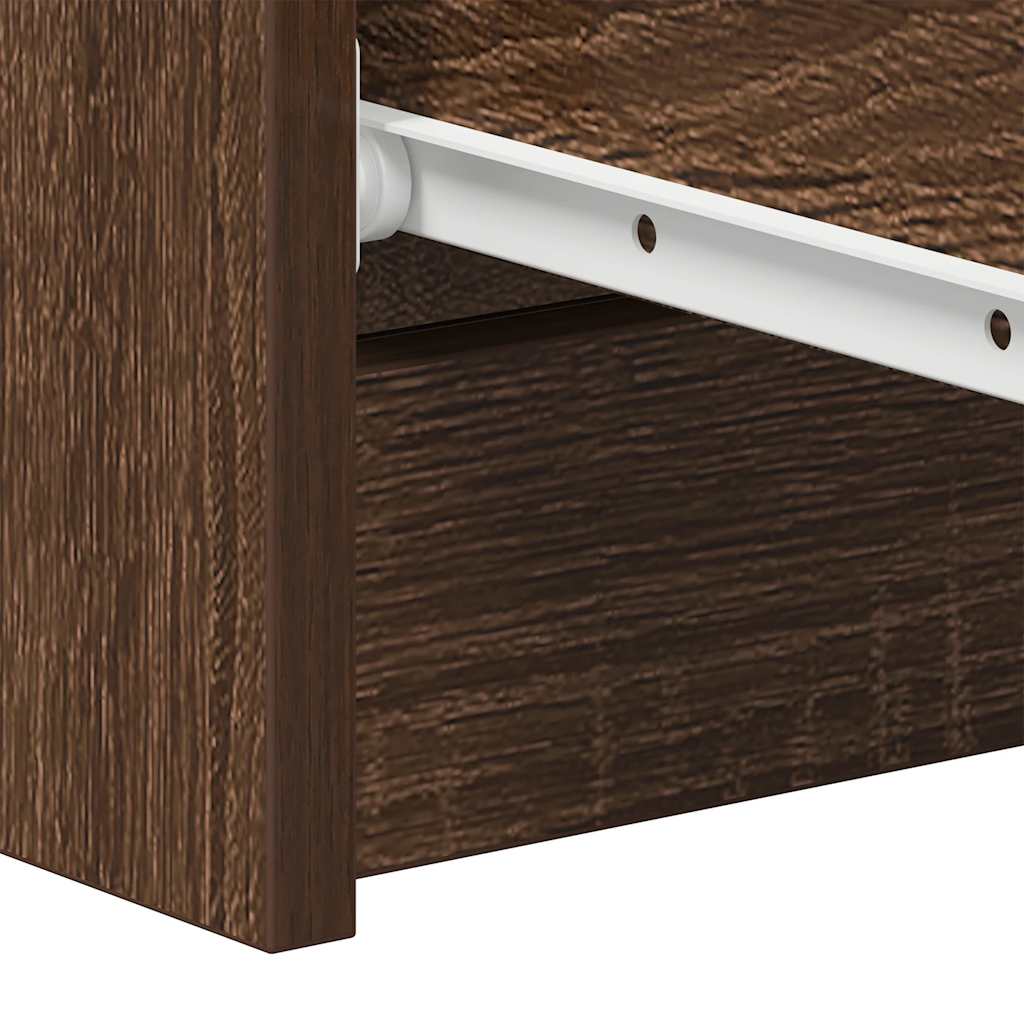 Sideboard Brown Oak 60x35x98.5 cm Engineered Wood