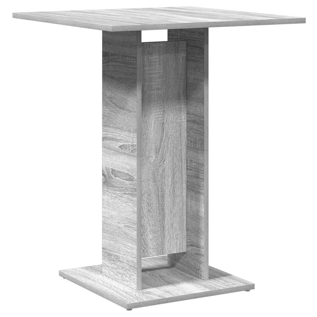 Bistro Table Grey Sonoma 60x60x75 cm Engineered Wood