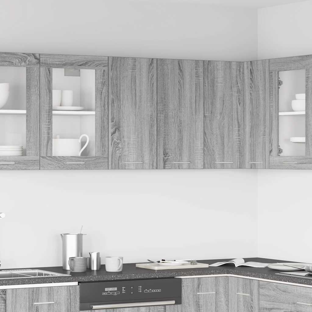 Hanging Cabinet Lyon Grey Sonoma 60x31x60 cm Engineered Wood