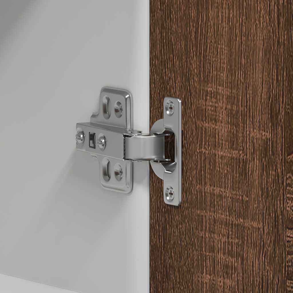 Hanging Cabinet Lyon Brown Oak 60x31x60 cm Engineered Wood