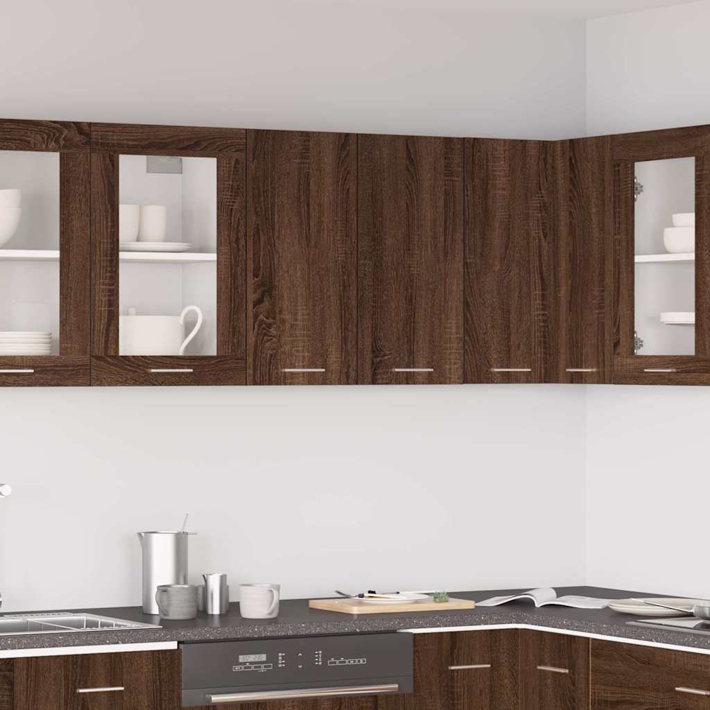 Hanging Cabinet Lyon Brown Oak 60x31x60 cm Engineered Wood