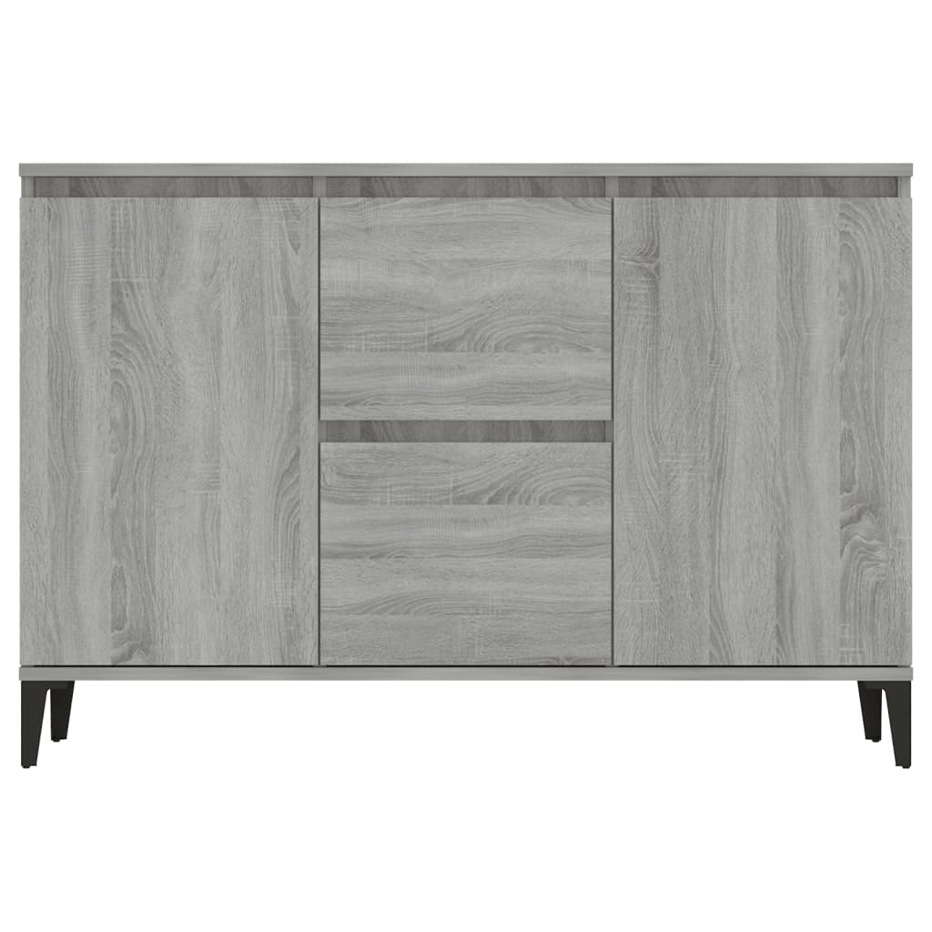 Sideboard Grey Sonoma 102x35x70 cm Engineered Wood