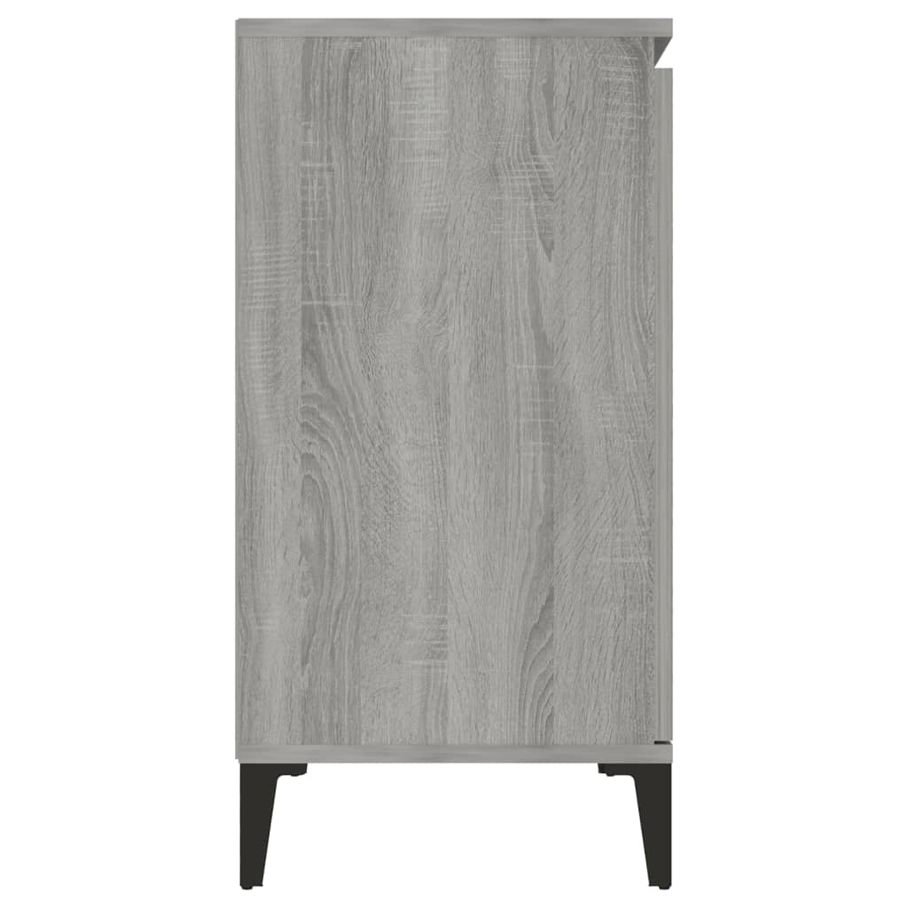 Sideboard Grey Sonoma 102x35x70 cm Engineered Wood