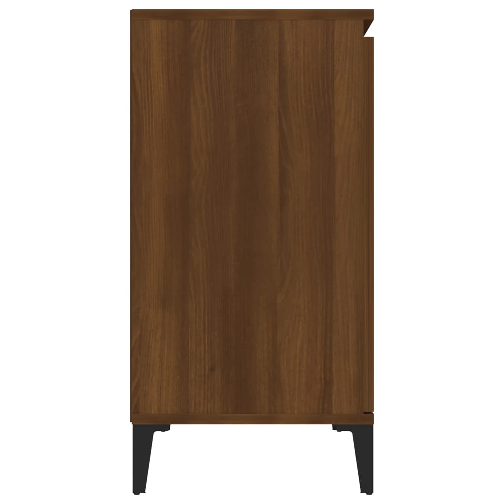 Sideboard Brown Oak 102x35x70 cm Engineered Wood