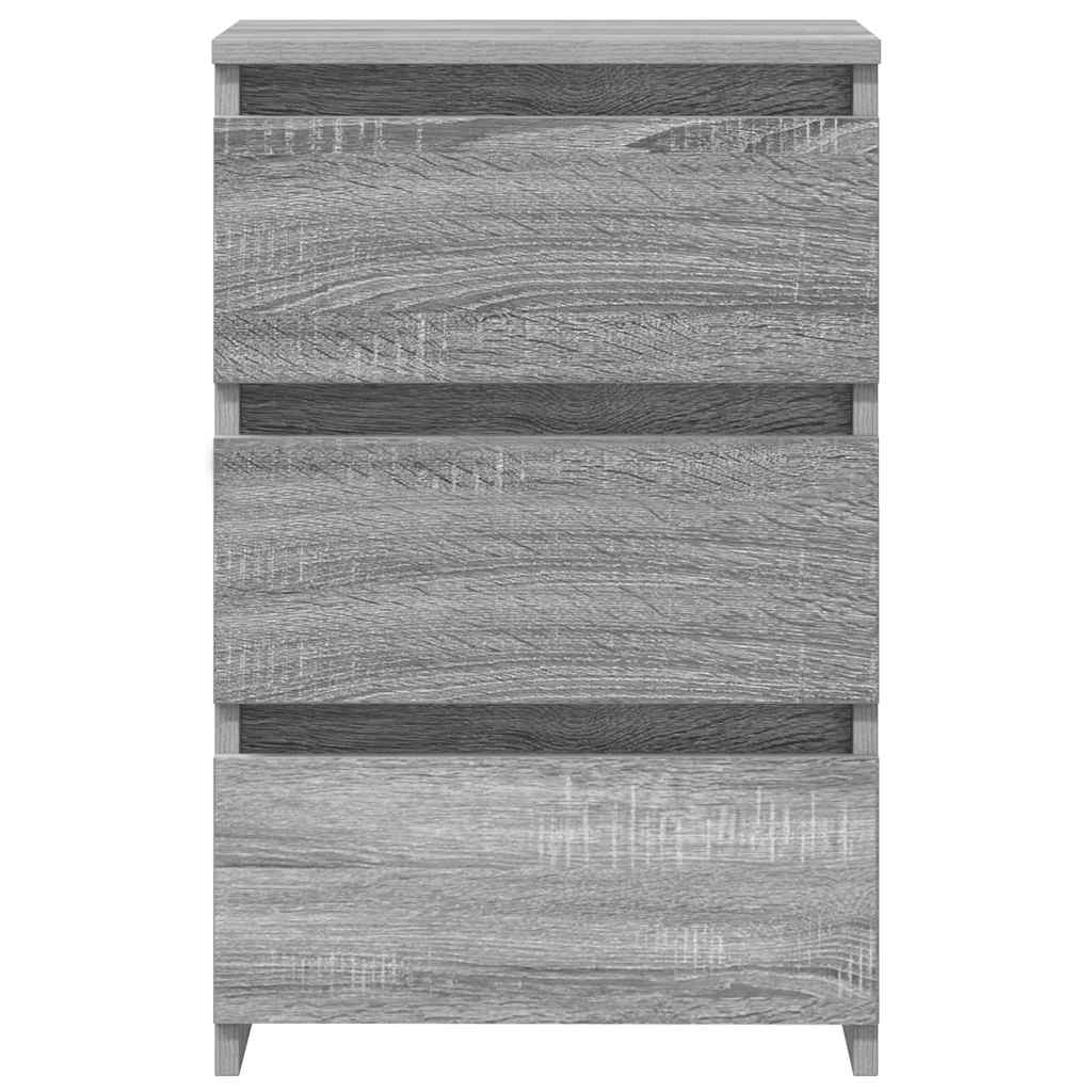 Bed Cabinets 2 pcs Grey Sonoma 40x35x62.5 cm Engineered Wood