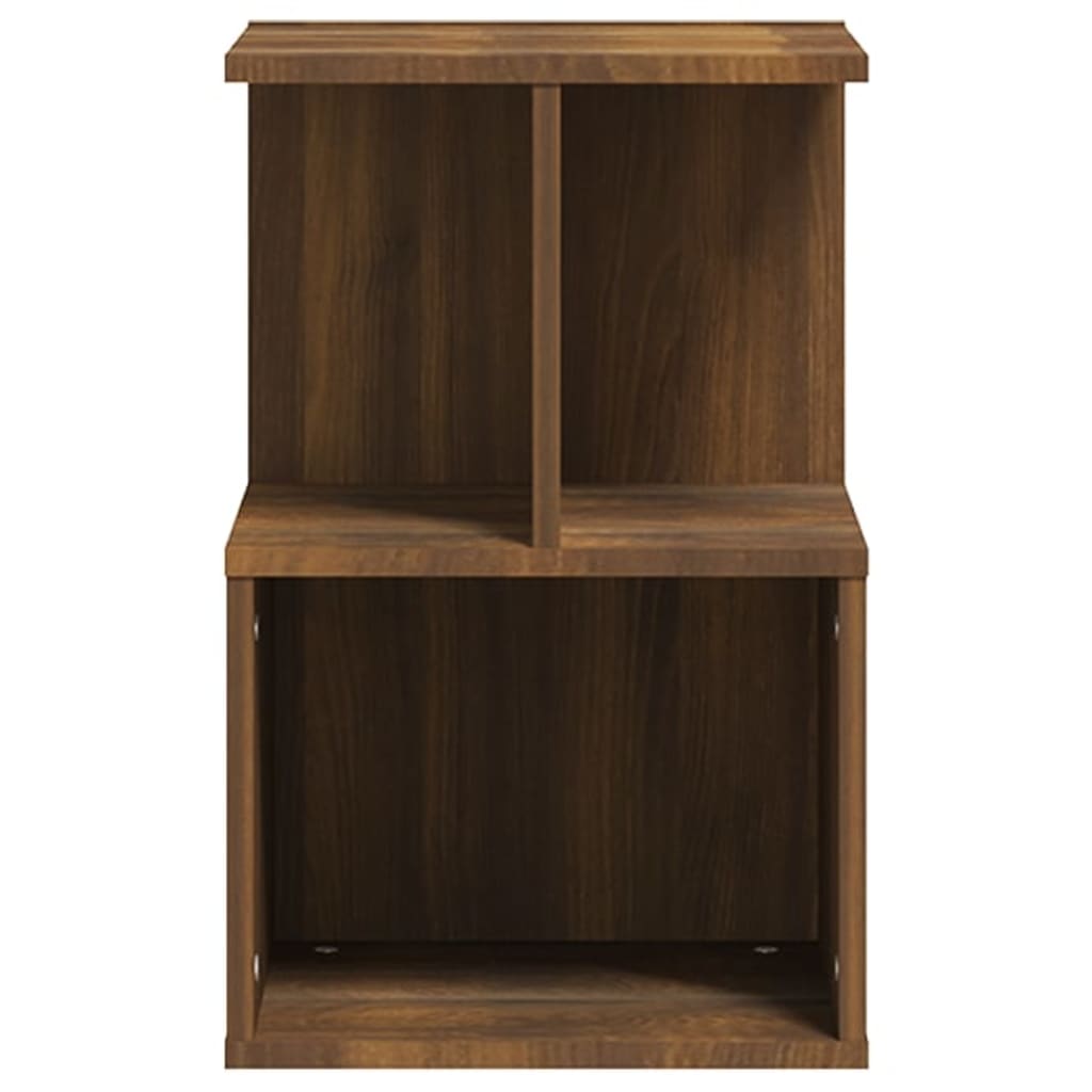 Bedside Cabinets 2 pcs Brown Oak 35x35x55 cm Engineered Wood
