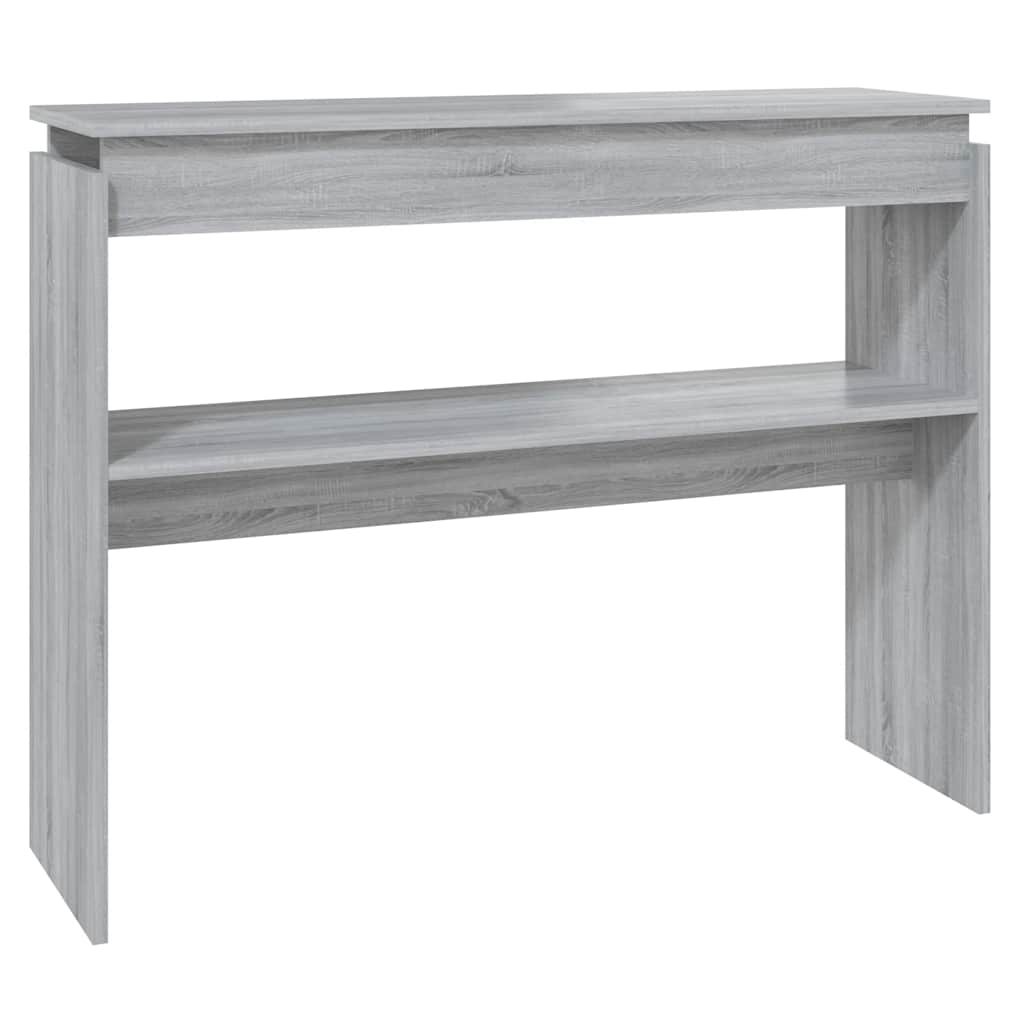 Console Table Grey Sonoma 102x30x80 cm Engineered Wood