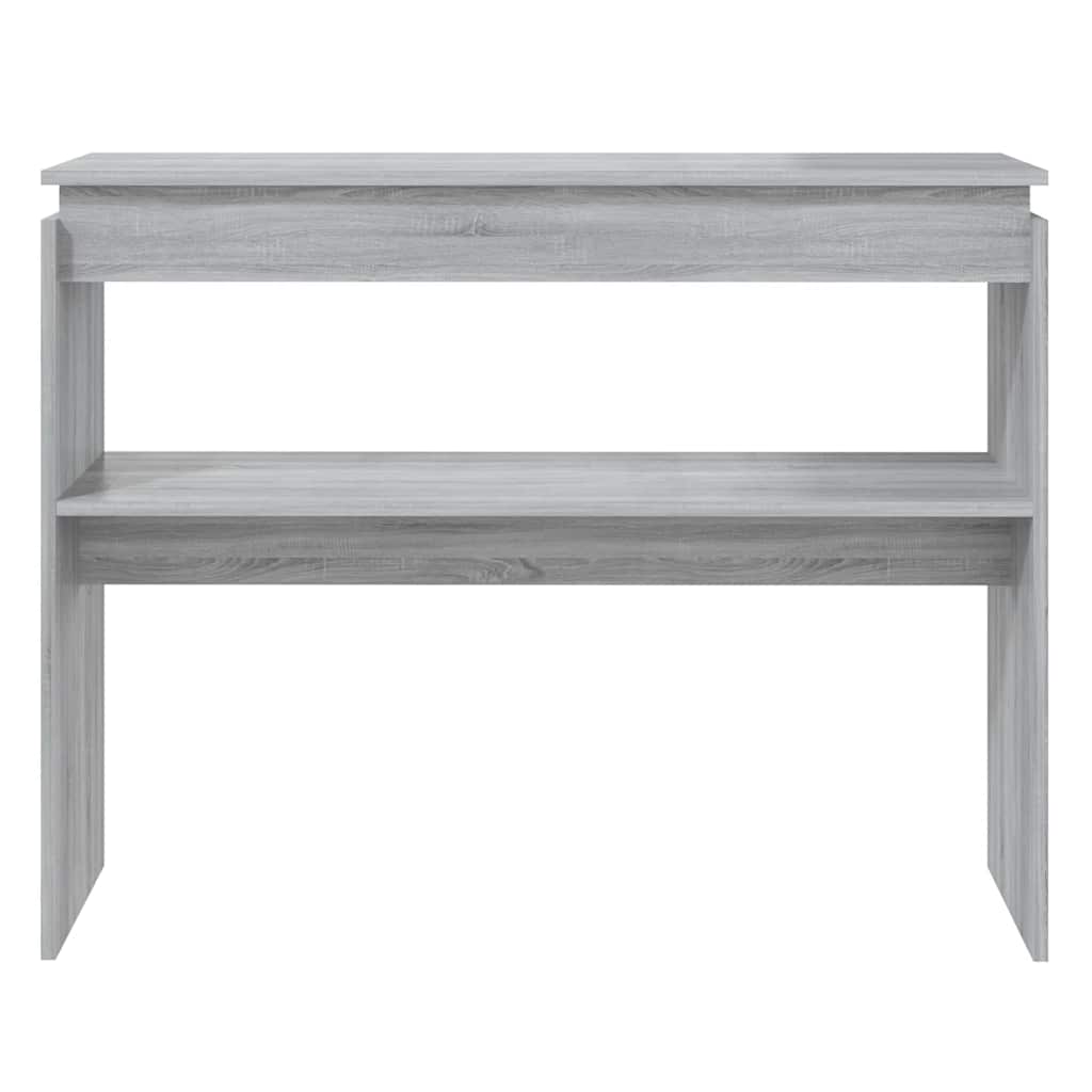 Console Table Grey Sonoma 102x30x80 cm Engineered Wood