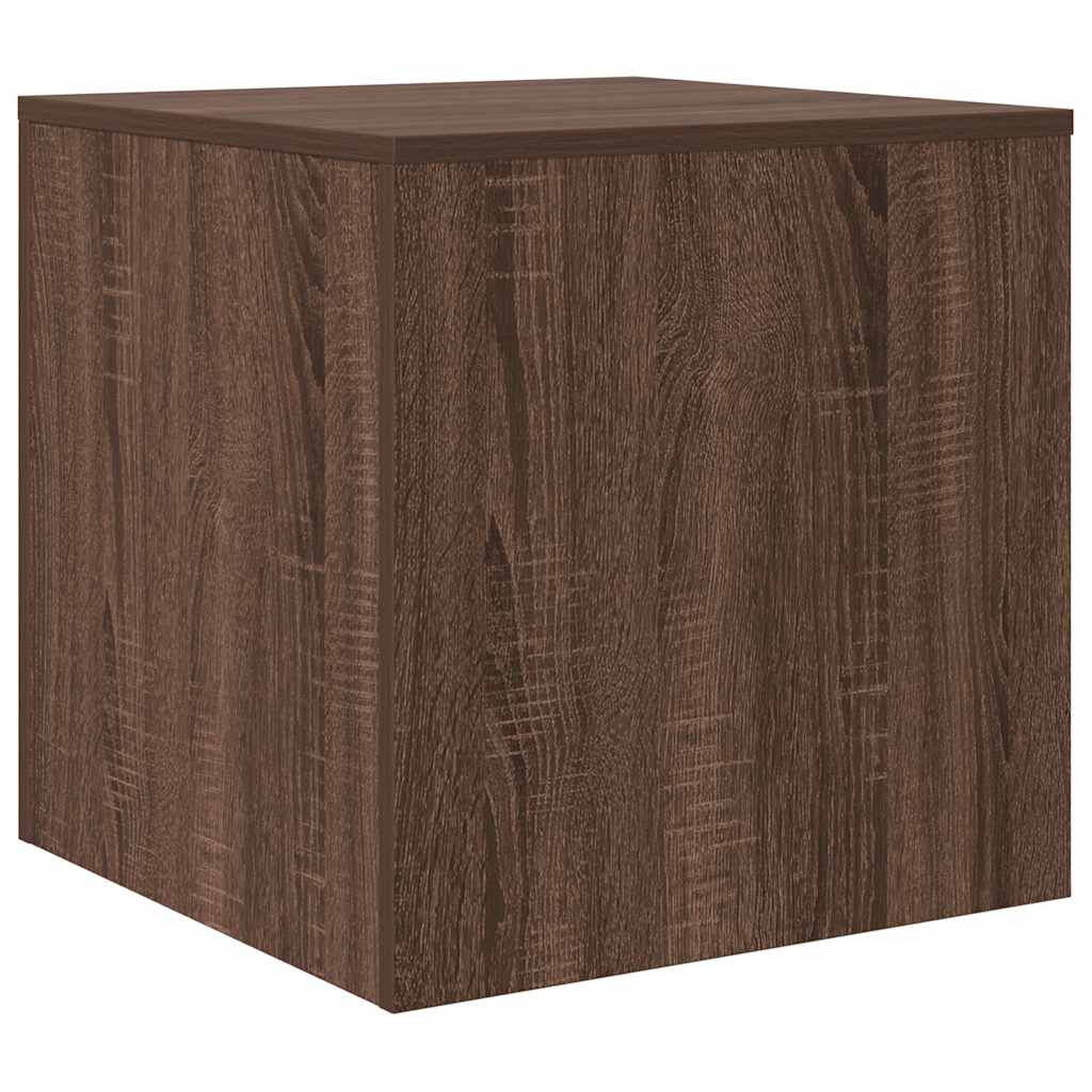 Nesting Tables 3 pcs Brown Oak Engineered Wood