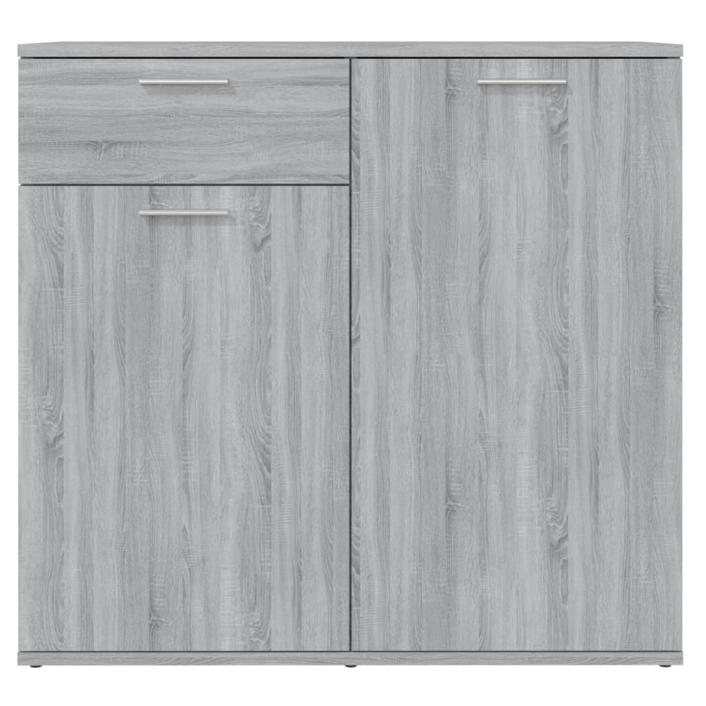 Sideboard Grey Sonoma 80x36x75 cm Engineered Wood