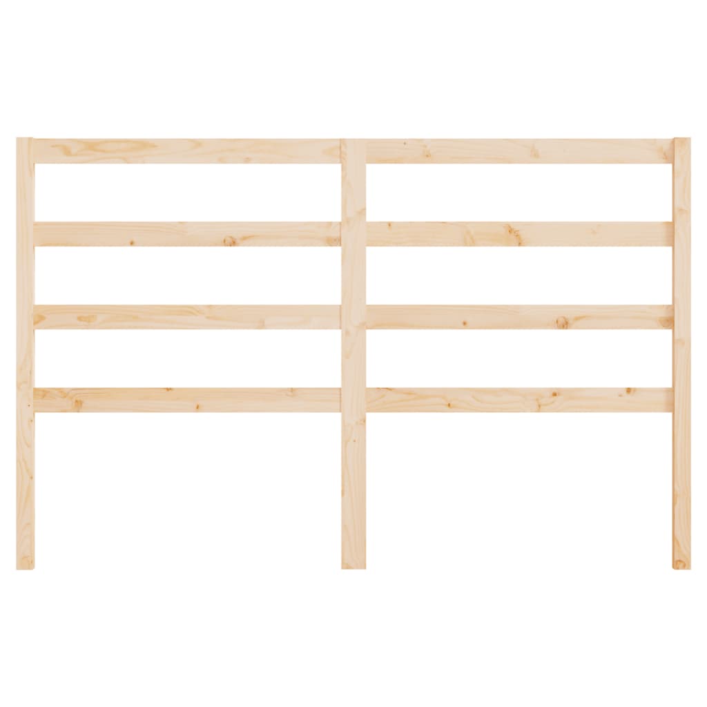 Bed Headboard 141x4x100 cm Solid Wood Pine