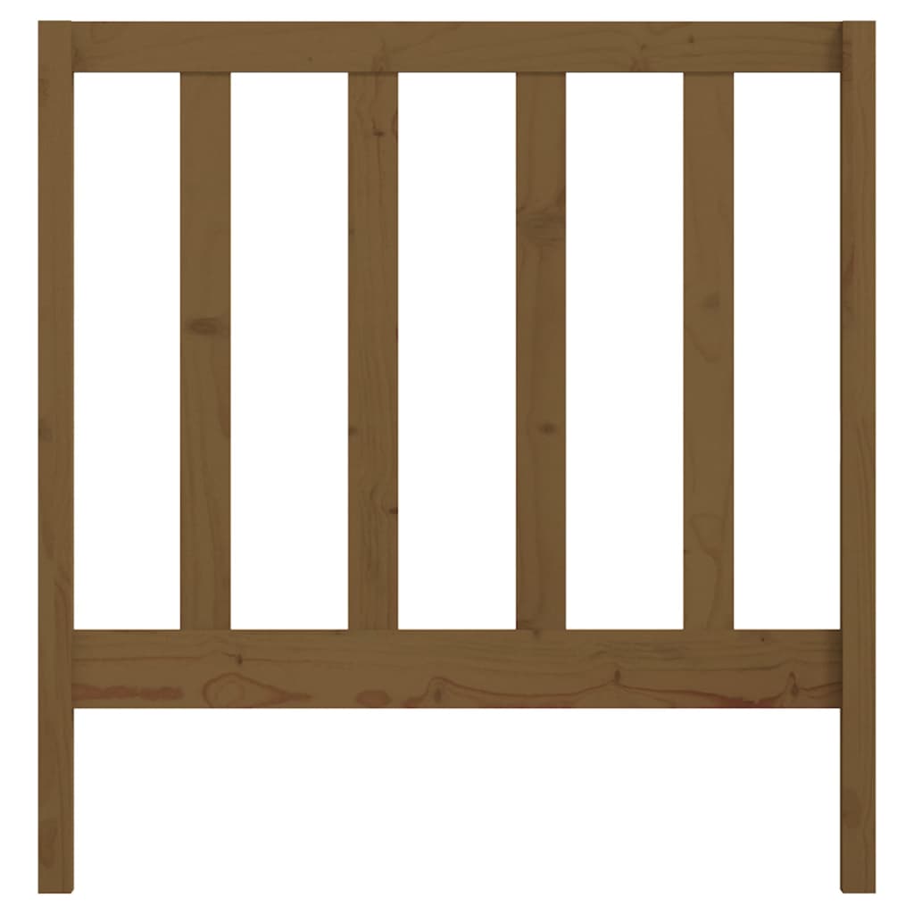 Bed Headboard Honey Brown 81x4x100 cm Solid Wood Pine