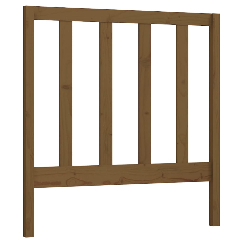 Bed Headboard Honey Brown 96x4x100 cm Solid Wood Pine