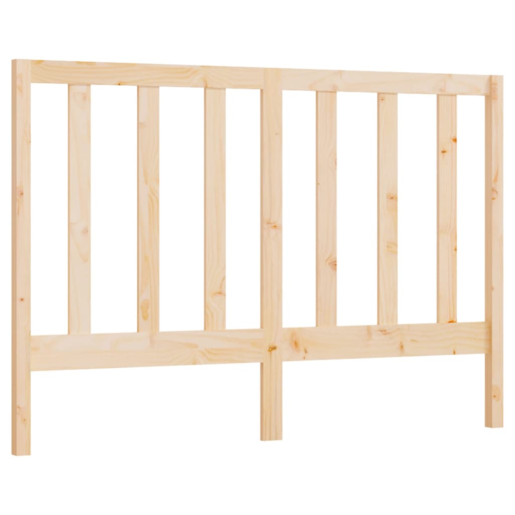 Bed Headboard 146x4x100 cm Solid Wood Pine