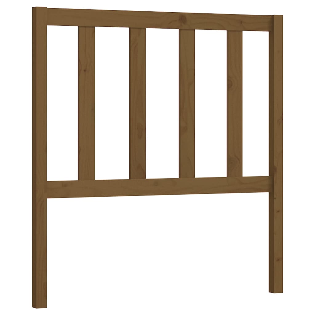 Bed Headboard Honey Brown 96x4x100 cm Solid Wood Pine