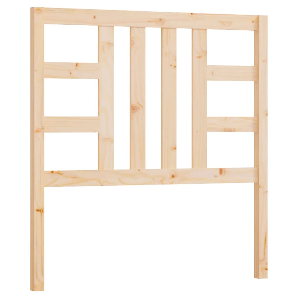 Bed Headboard 81x4x100 cm Solid Wood Pine