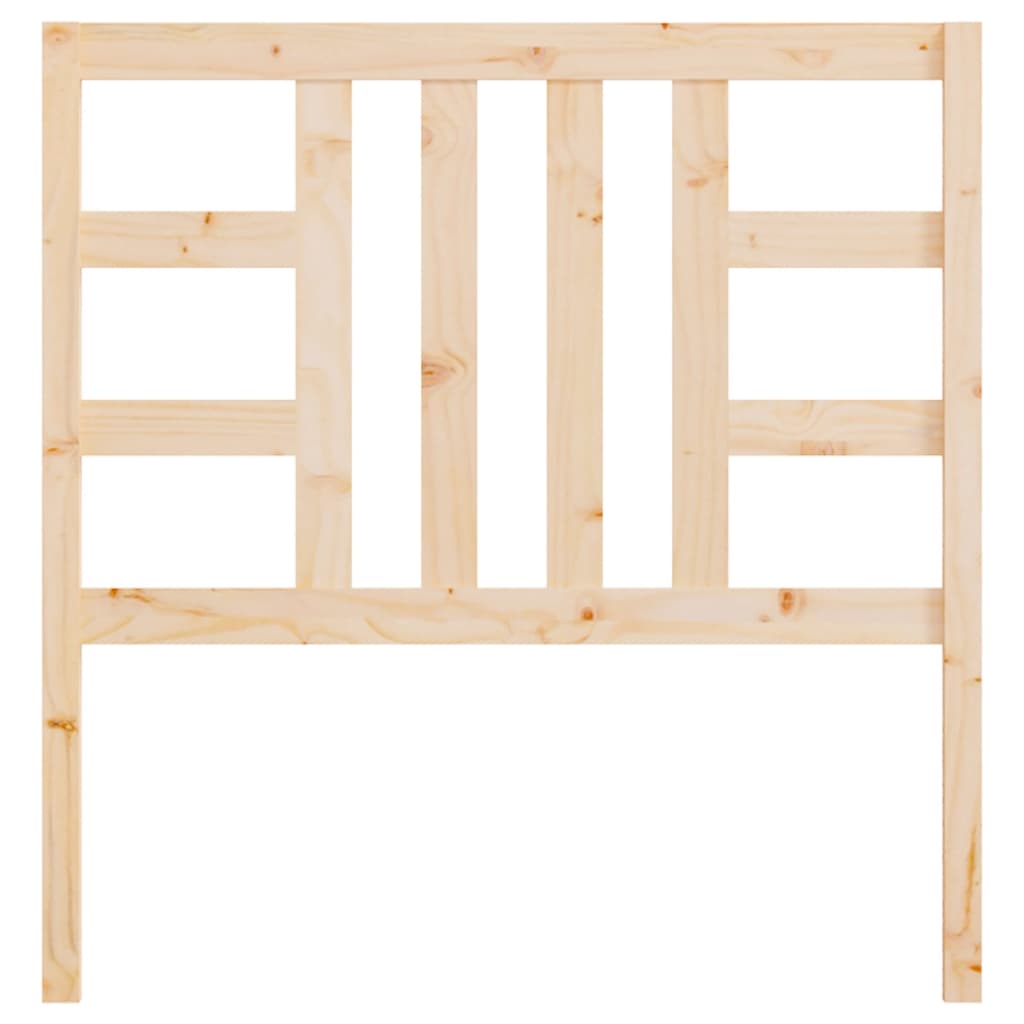 Bed Headboard 81x4x100 cm Solid Wood Pine