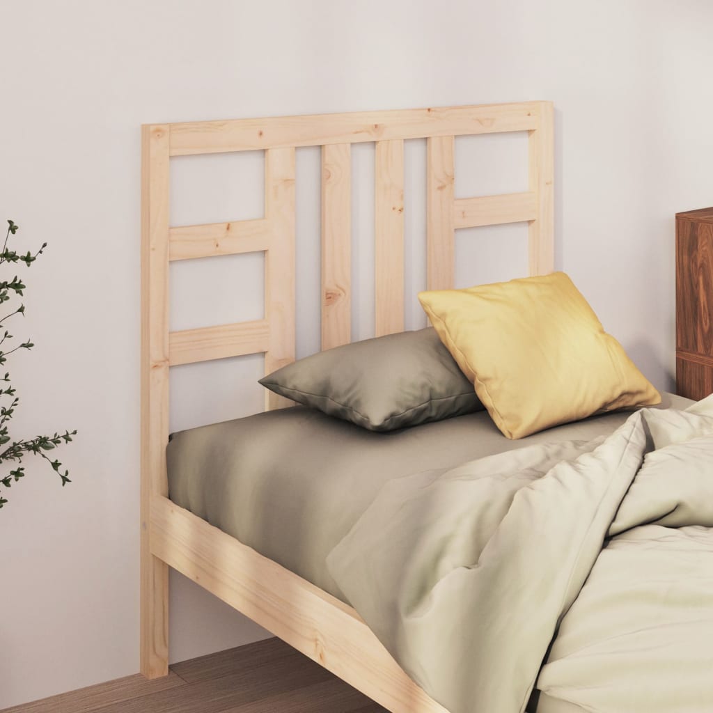 Bed Headboard 81x4x100 cm Solid Wood Pine