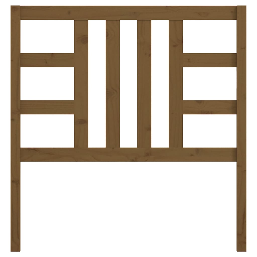 Bed Headboard Honey Brown 96x4x100 cm Solid Wood Pine