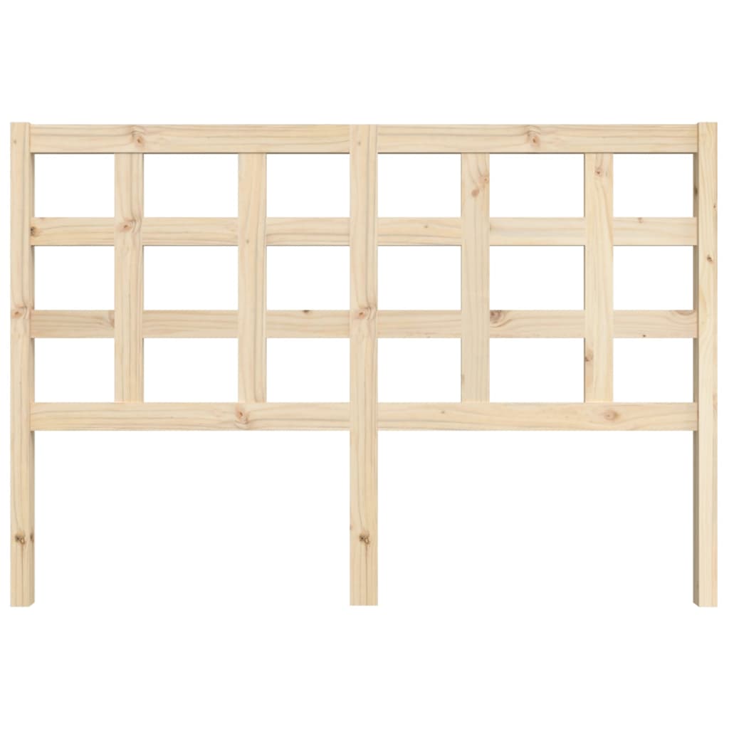 Bed Headboard 145.5x4x100 cm Solid Wood Pine