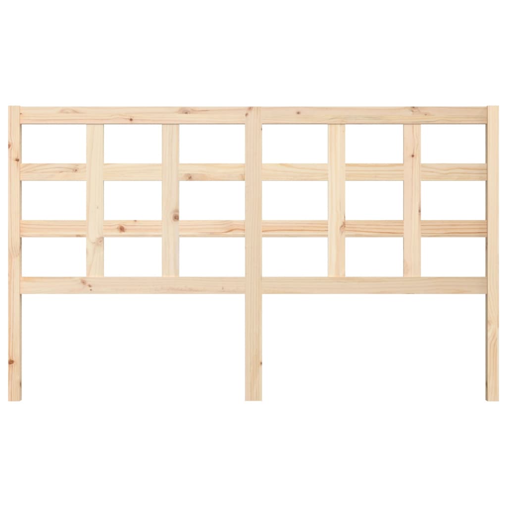Bed Headboard 165.5x4x100 cm Solid Wood Pine