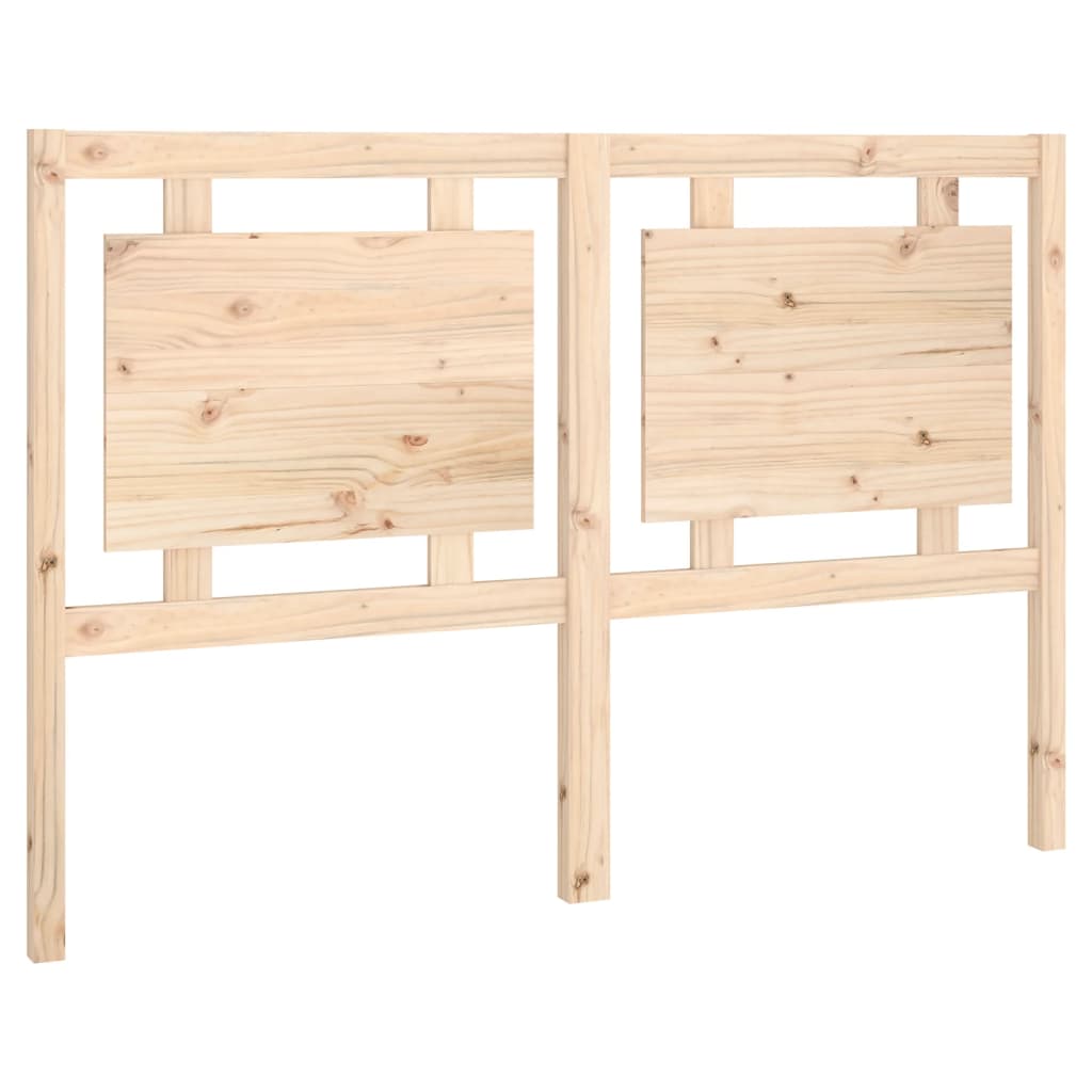 Bed Headboard 145.5x4x100 cm Solid Pine Wood