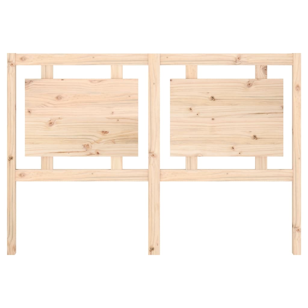 Bed Headboard 145.5x4x100 cm Solid Pine Wood